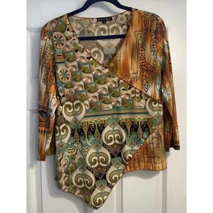 VTG Y2K Jessica Max Babydoll‎ Top 2X Tattoo Asian Indie Twee Romantic Read Flaw